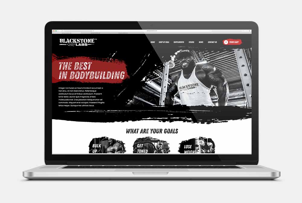 Blackstone Labs website redesign