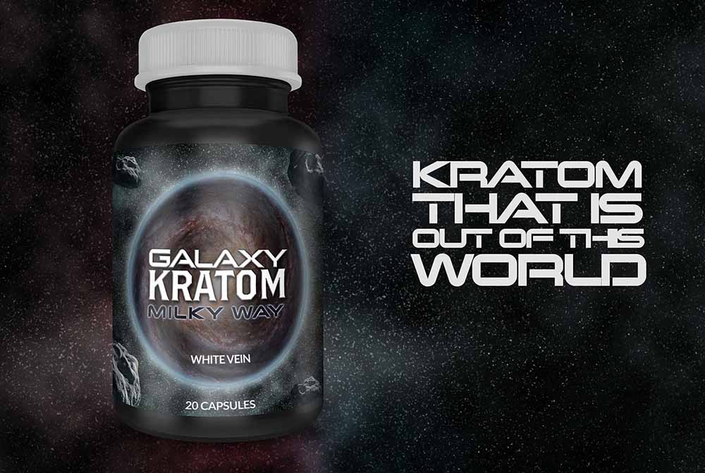 Kratom capsule label design - white